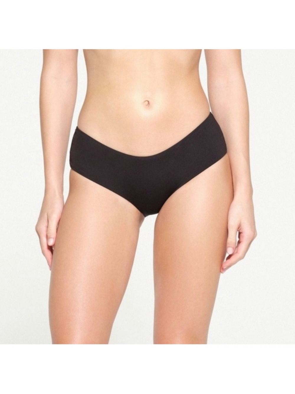Skims Signature Swim Hipster Bottoms Onyx Large